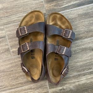 Birkenstock Milano Oiled Leather Habana size 12-12.5